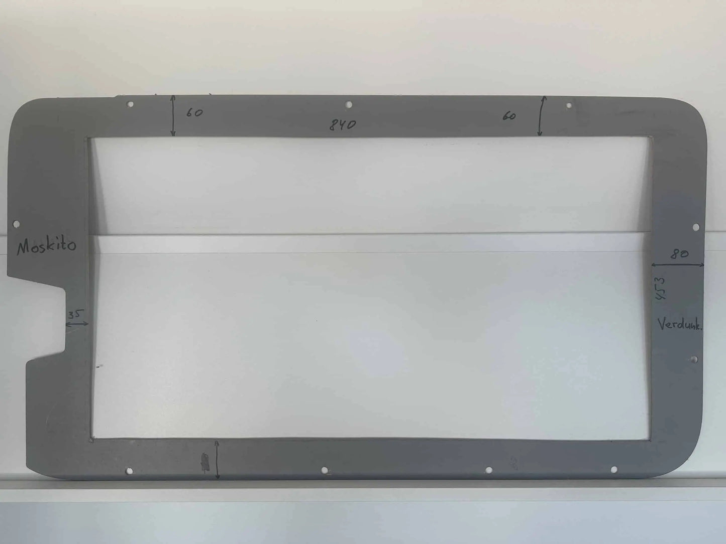 Verdunkelung Skizze Schiebetür