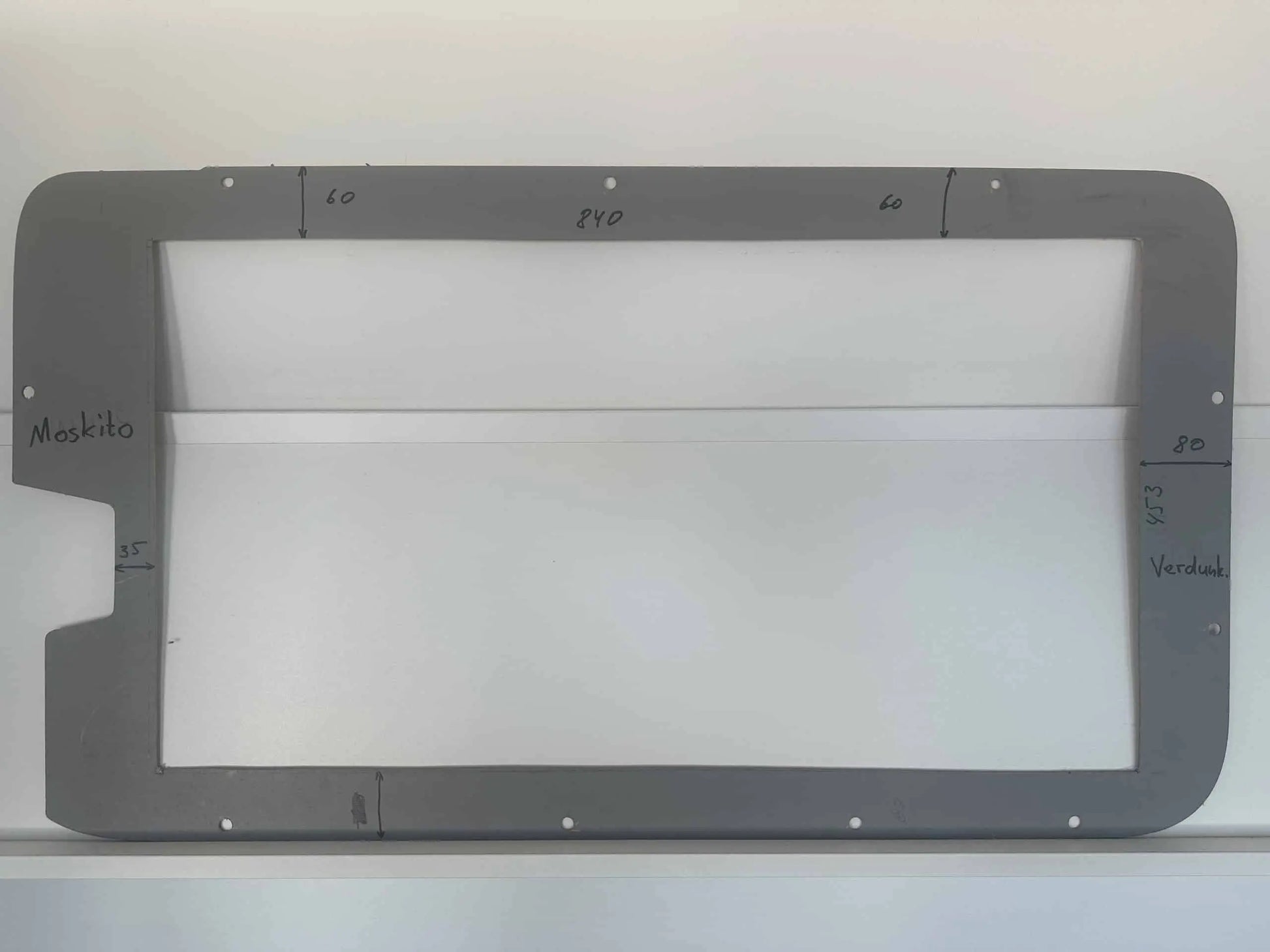 Verdunkelung Skizze Schiebetür