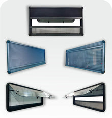 Ausstellfenster Echtglas Kastenwagen