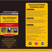 Spruekleber Warnhinweise